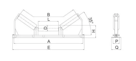 New Easy-to-detach Impact Idler